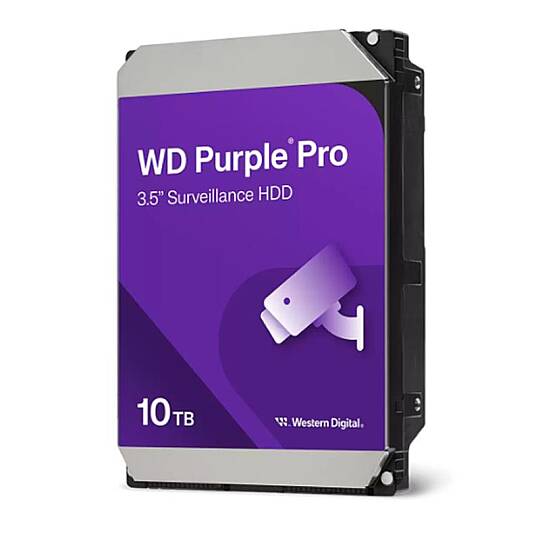 10TB 3.5 Purple PRO SATA3 7200RPM 512MB 7/24 Güvenlik WD102PURP (3 Yıl Resmi Distribütör Garantili)