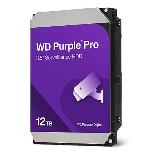 12TB 3.5 Purple PRO SATA3 7200RPM 512MB 7/24 Güvenlik WD122PURP (3 Yıl Resmi Distribütör Garantili)