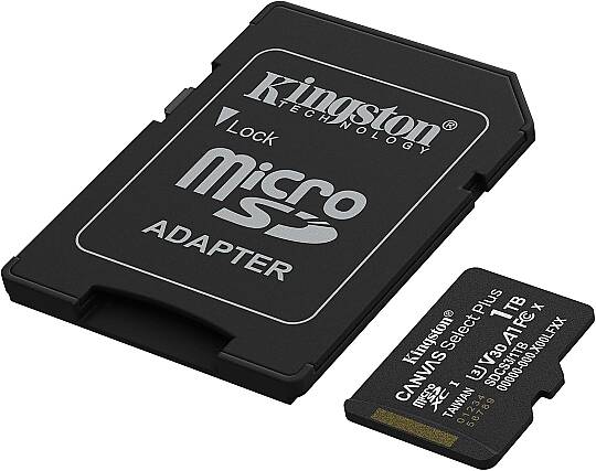 1TB MicroSDXC Canvas Select Plus Gen3 150MB/s A1 Kart + Adaptör - 3