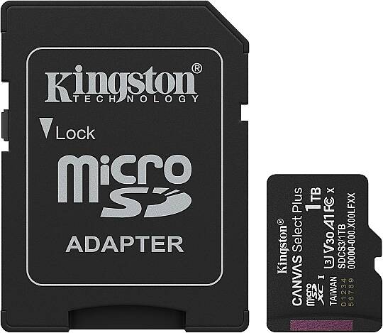 1TB MicroSDXC Canvas Select Plus Gen3 150MB/s A1 Kart + Adaptör - 2