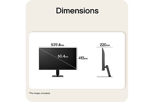24'' 24U411B-BAPD 5ms 144Hz VGA HDMI IPS FHD Monitör - 15