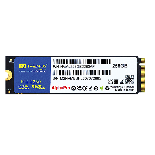 256 GB M.2 PCIE NVME 3600/3250 NVMe256GB2280AP m.2 SSD - 2