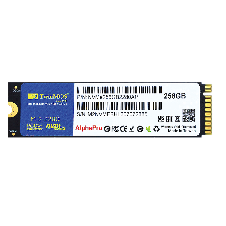 256 GB M.2 PCIE NVME 3600/3250 NVMe256GB2280AP m.2 SSD - 2