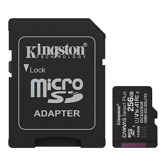 256GB MicroSDXC Canvas Select Plus Gen3 150MB/s A1 Kart + Adaptör - 2