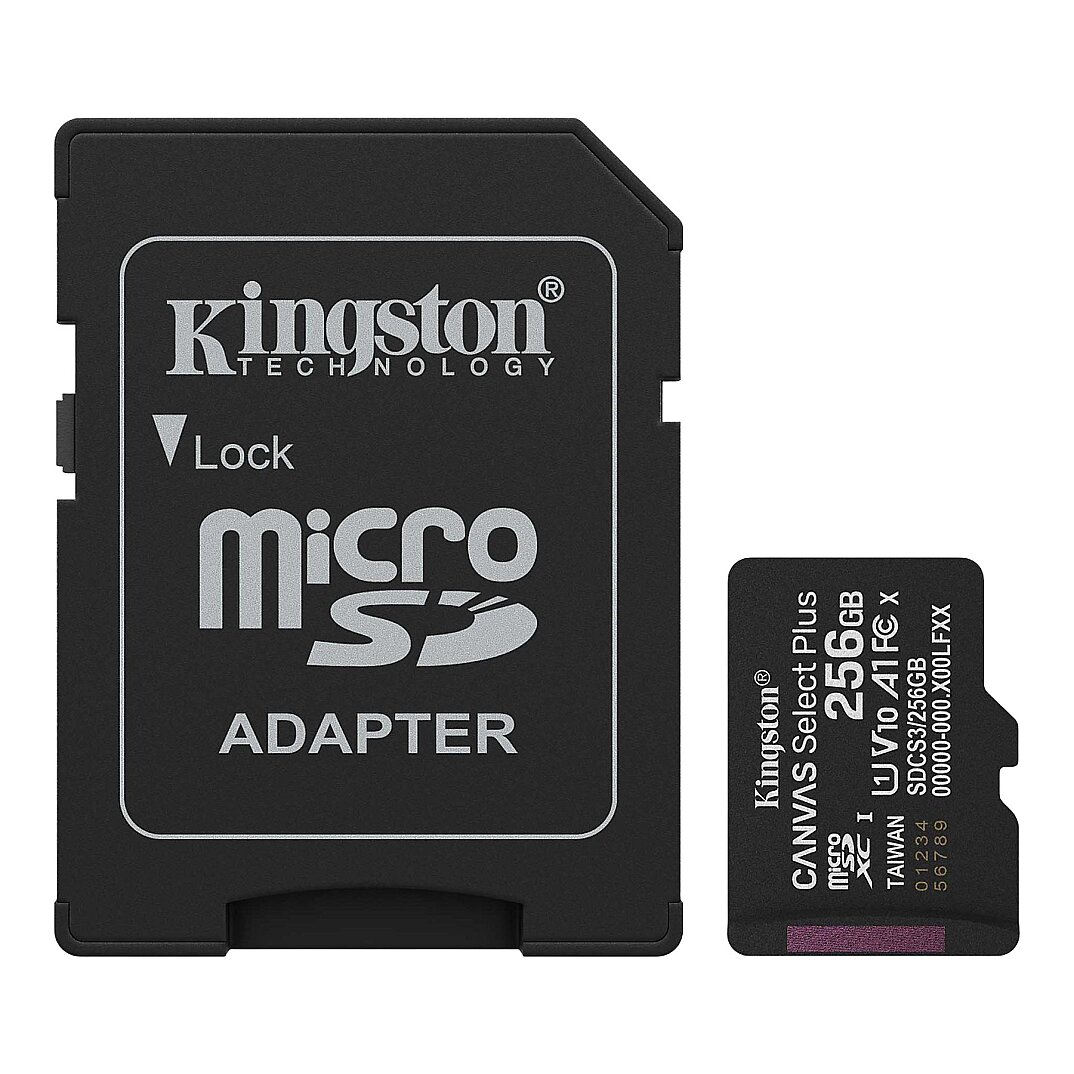 256GB MicroSDXC Canvas Select Plus Gen3 150MB/s A1 Kart + Adaptör - 2