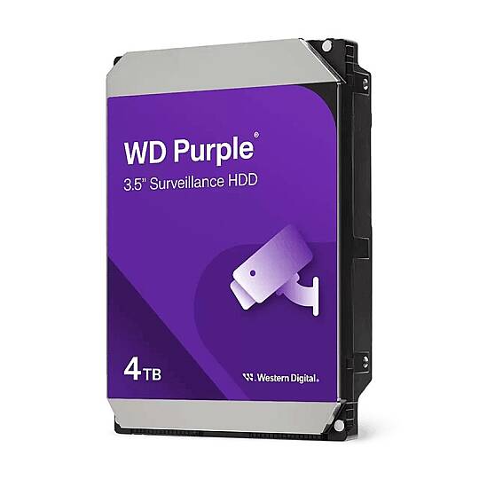 4TB 3.5 Purple SATA3 5400RPM 128MB 7/24 Güvenlik WD44PURZ (3 Yıl Resmi Distribütör Garantili)