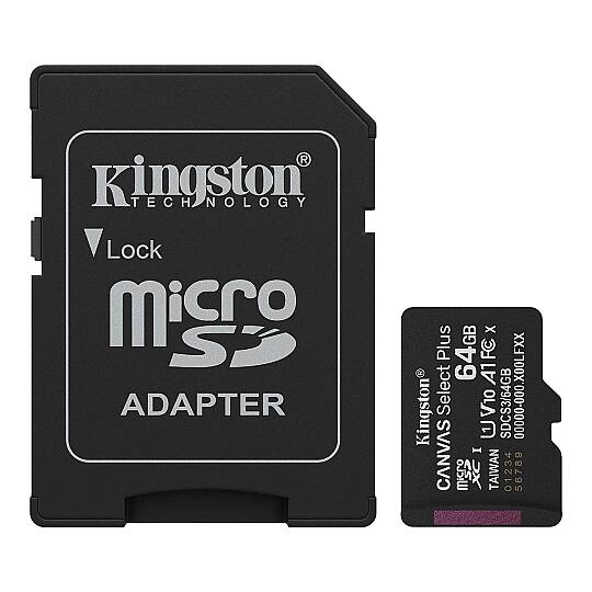 64GB MicroSDXC Canvas Select Plus Gen3 100MB/s A1 Kart + Adaptör - 2