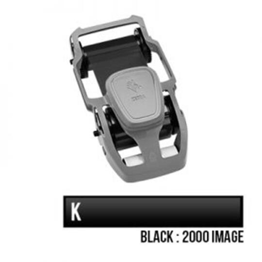 800300-301 ZC100/ZC300 Uyumlu Tek Yüz 2000 Baski Siyah Ribon