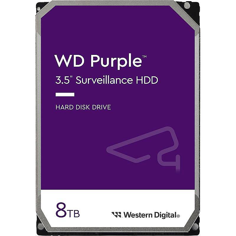 8TB 3.5 Purple SATA3 5640RPM 256MB 7/24 Güvenlik WD85PURZ (3 Yıl Resmi Distribütör Garantili) - 1