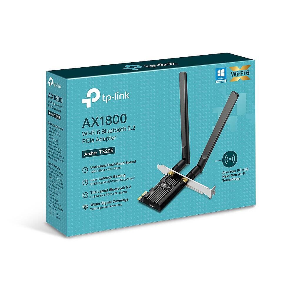 Archer TX20E AX1800 Wi-Fi 6 Bluetooth 5.2 PCIe Adaptör - 1