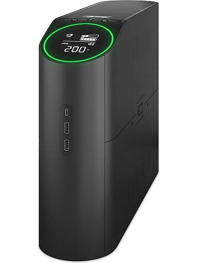 BGM2200B-GR - Back-Ups Pro, 2200VA/1320W, Tower, 230V, 4x Schuko ve 2x Iec C13 Çıkışı, Rgb Işıklar, Gece Yarısı (Siyah)