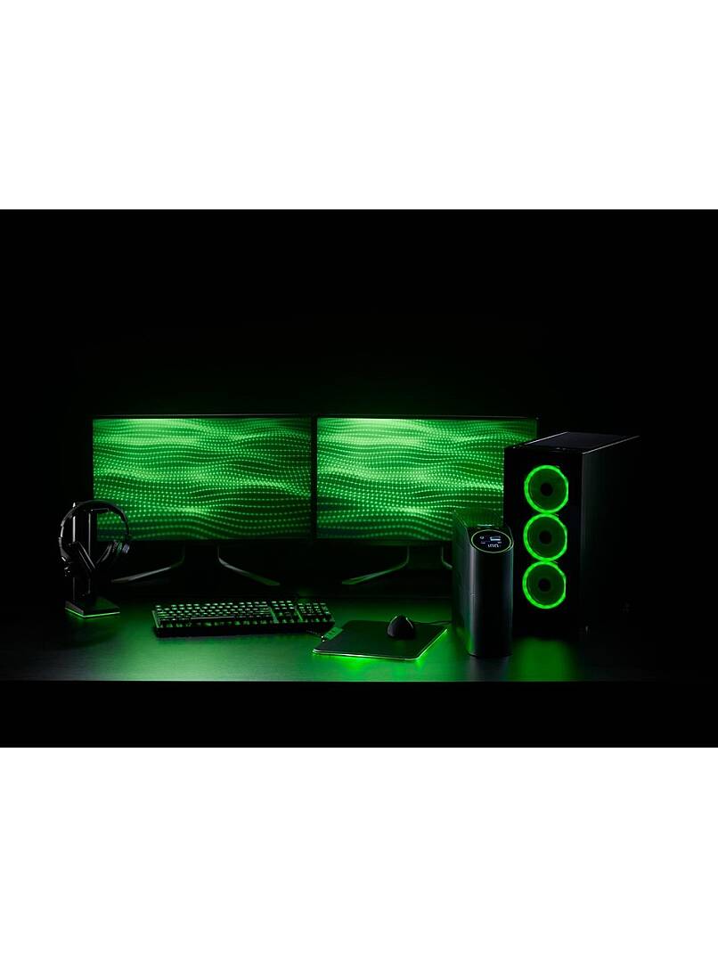 BGM2200B-GR - Back-Ups Pro, 2200VA/1320W, Tower, 230V, 4x Schuko ve 2x Iec C13 Çıkışı, Rgb Işıklar, Gece Yarısı (Siyah) - 4