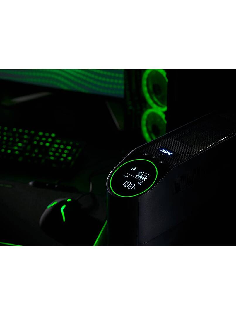 BGM2200B-GR - Back-Ups Pro, 2200VA/1320W, Tower, 230V, 4x Schuko ve 2x Iec C13 Çıkışı, Rgb Işıklar, Gece Yarısı (Siyah) - 5