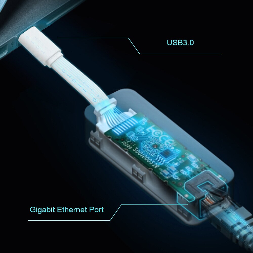 Çevirici USB Type-C to RJ45 (UE300C) - 6