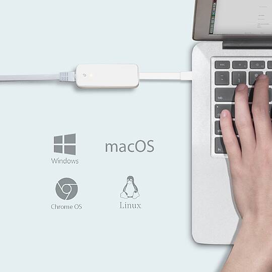 Çevirici USB Type-C to RJ45 (UE300C) - 7