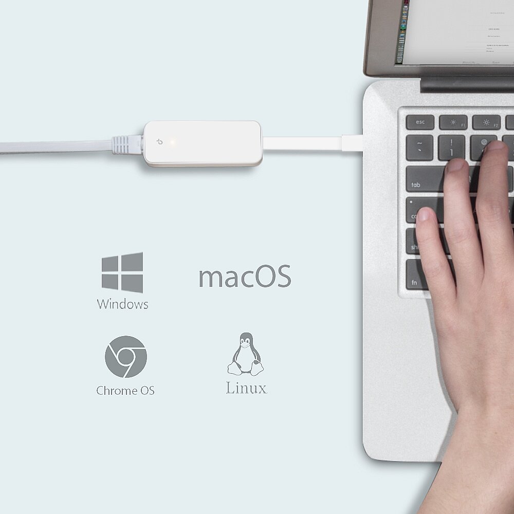 Çevirici USB Type-C to RJ45 (UE300C) - 7
