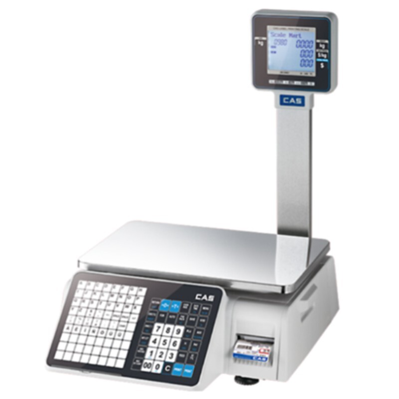 CL3000 15KG 202DPI Direkt Termal Ethernet LCD Ekran Boyunlu Barkodlu Terazi - 1