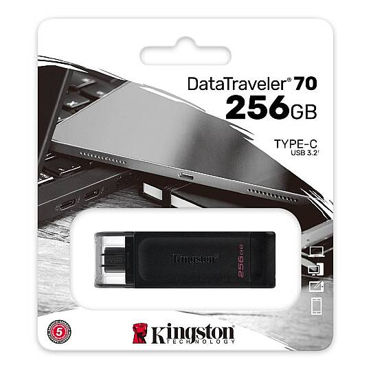 DataTraveler 70 256GB USB 3.2 Gen 1 Type-C Flash Bellek - DT70/256GB