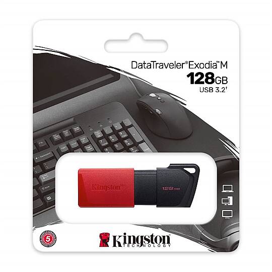 DTX/128GB 128 GB DataTraveler Exodia M 3.2 USB Bellek