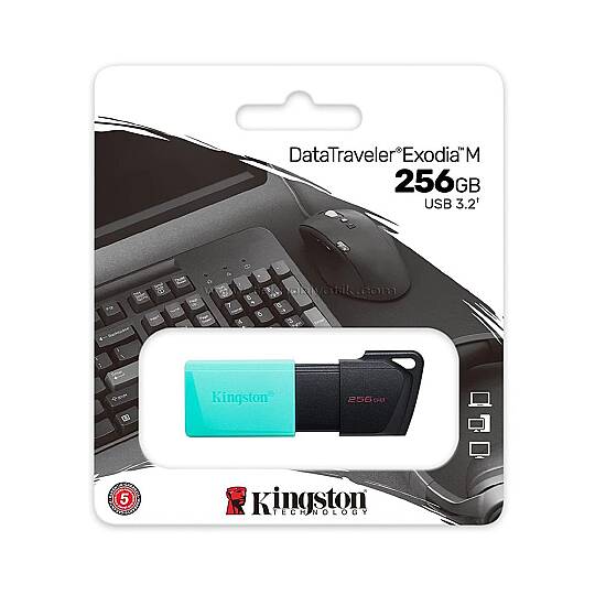 DTX/256GB 256 GB DataTraveler Exodia M 3.2 USB Bellek