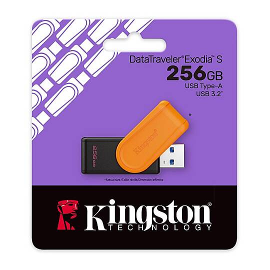 DTXS/256GB 256GB Portable USB 3.2 Gen1 DataTraveler Exodia S Flash Bellek