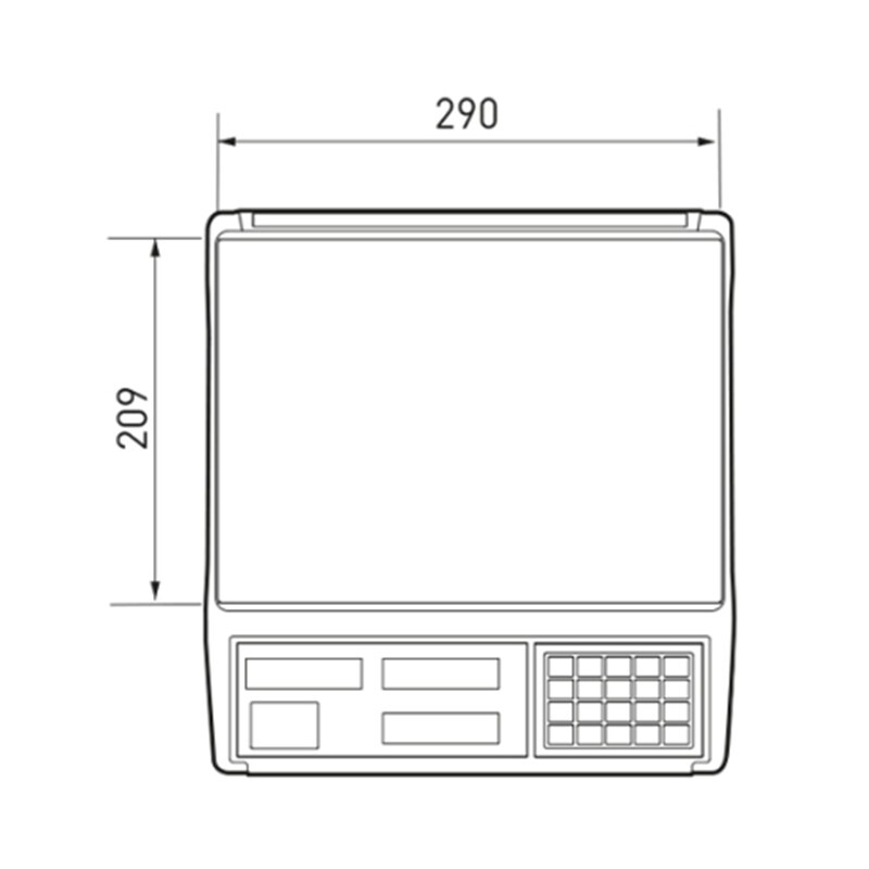 Er Jr 30KG LCD Ekran Boyunsuz Fiyat Hesaplamalı Terazi (ER-JR 30KG) - 3