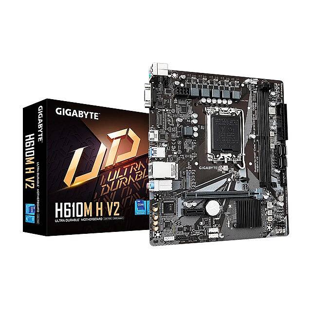 H610M H V2 5600MHz DDR5 Soket 1700 M.2 USB 3.2 HDMI D-Sub mATX Anakart - 1