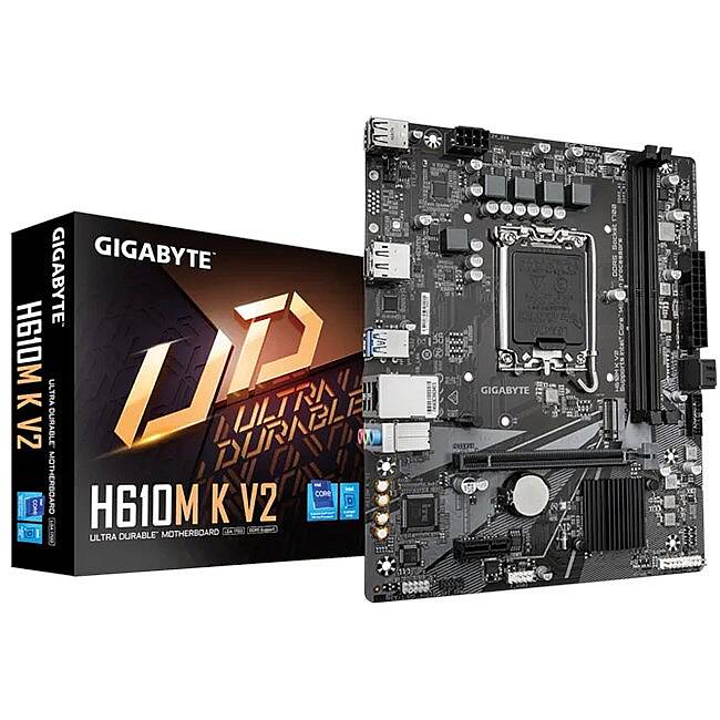 H610M K V2 Intel H610 Soket 1700 DDR5 4800MHz mATX Gaming (Oyuncu) Anakart - 1