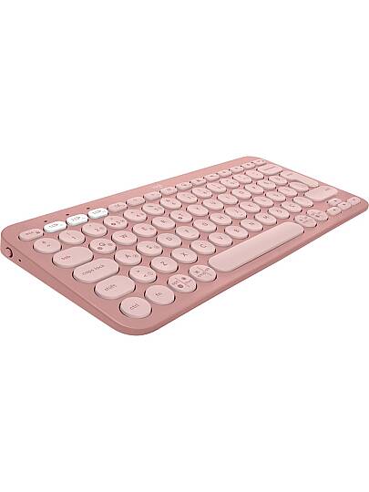 K380S Pebble Keys 2 Bluetooth Pembe Klavye