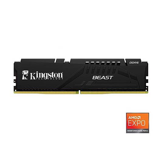 16GB 6000 D5 KF560C36BBE2-16TR Beast Black EXPO CL36 Bellek RAM