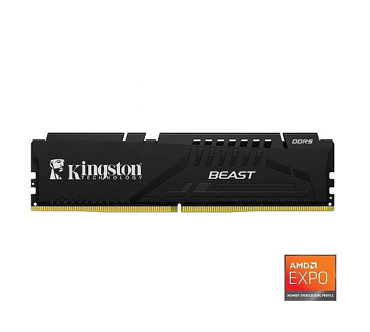 16GB 6000 D5 KF560C36BBE2-16TR Beast Black EXPO CL36 Bellek RAM - 1