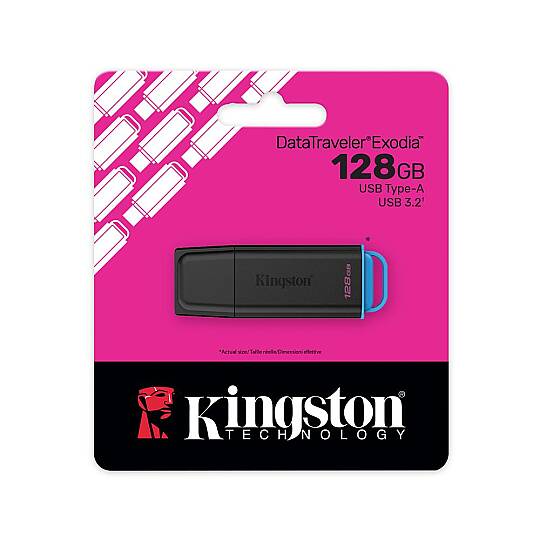 DataTraveler Exodia G2 128GB GB Siyah-Mavi USB Flash Bellek - DTXG2/128GB