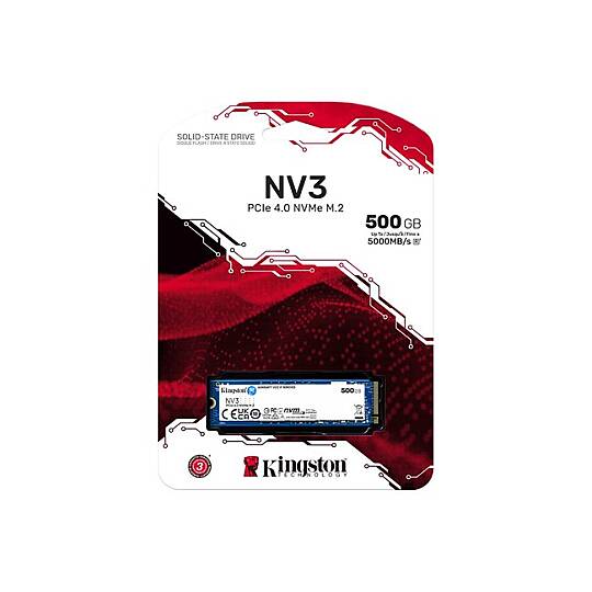 SNV3S 500GB M.2 NVMe SSD (5000-3000MBs) - 3