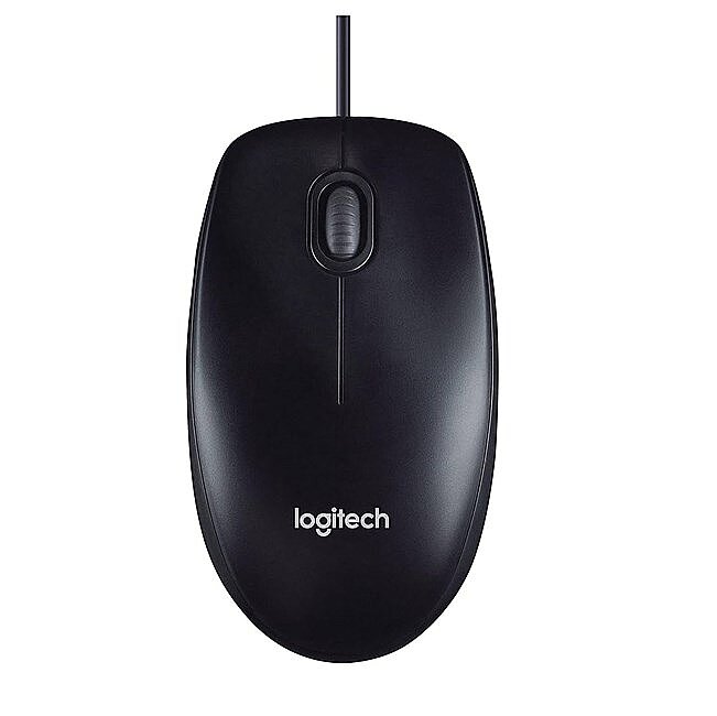M90 Kablolu Optik Mouse Siyah 910-001793 - 1