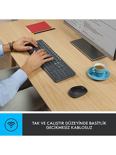MK235 Kablosuz Set Siyah (920-007925) - 4