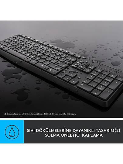 MK235 Kablosuz Set Siyah (920-007925) - 5