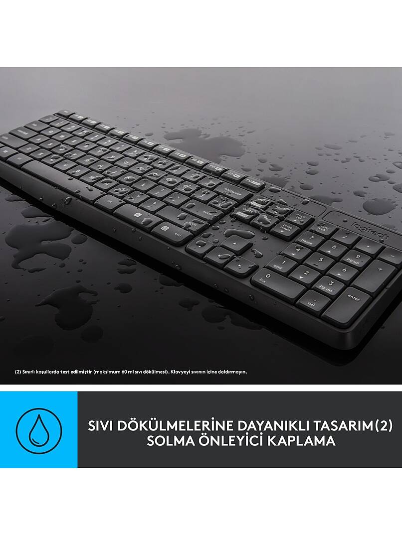 MK235 Kablosuz Set Siyah (920-007925) - 5