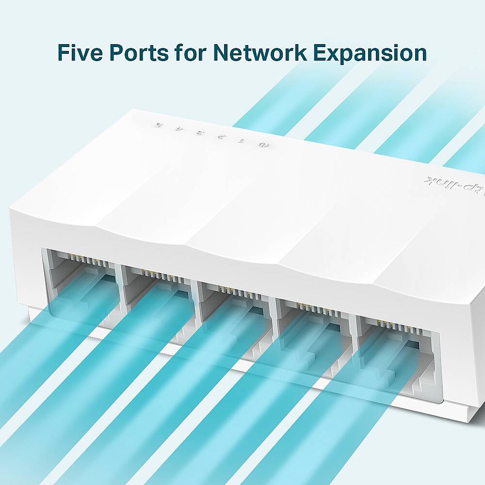 LS1005 5-Port 10/100Mbps Desktop Switch - 3