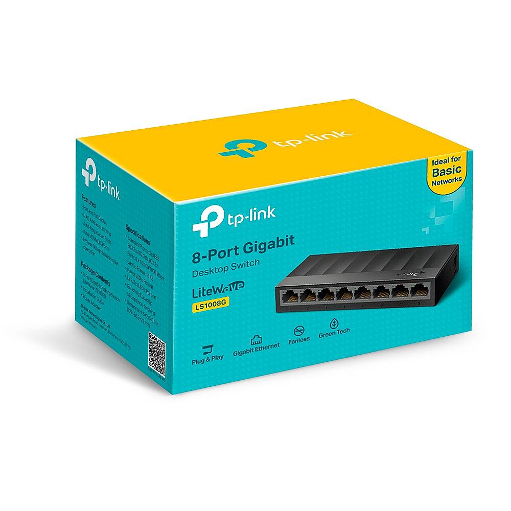 LS1008G 8-Port 10/100/1000Mbps Masaüstü Switch - 1