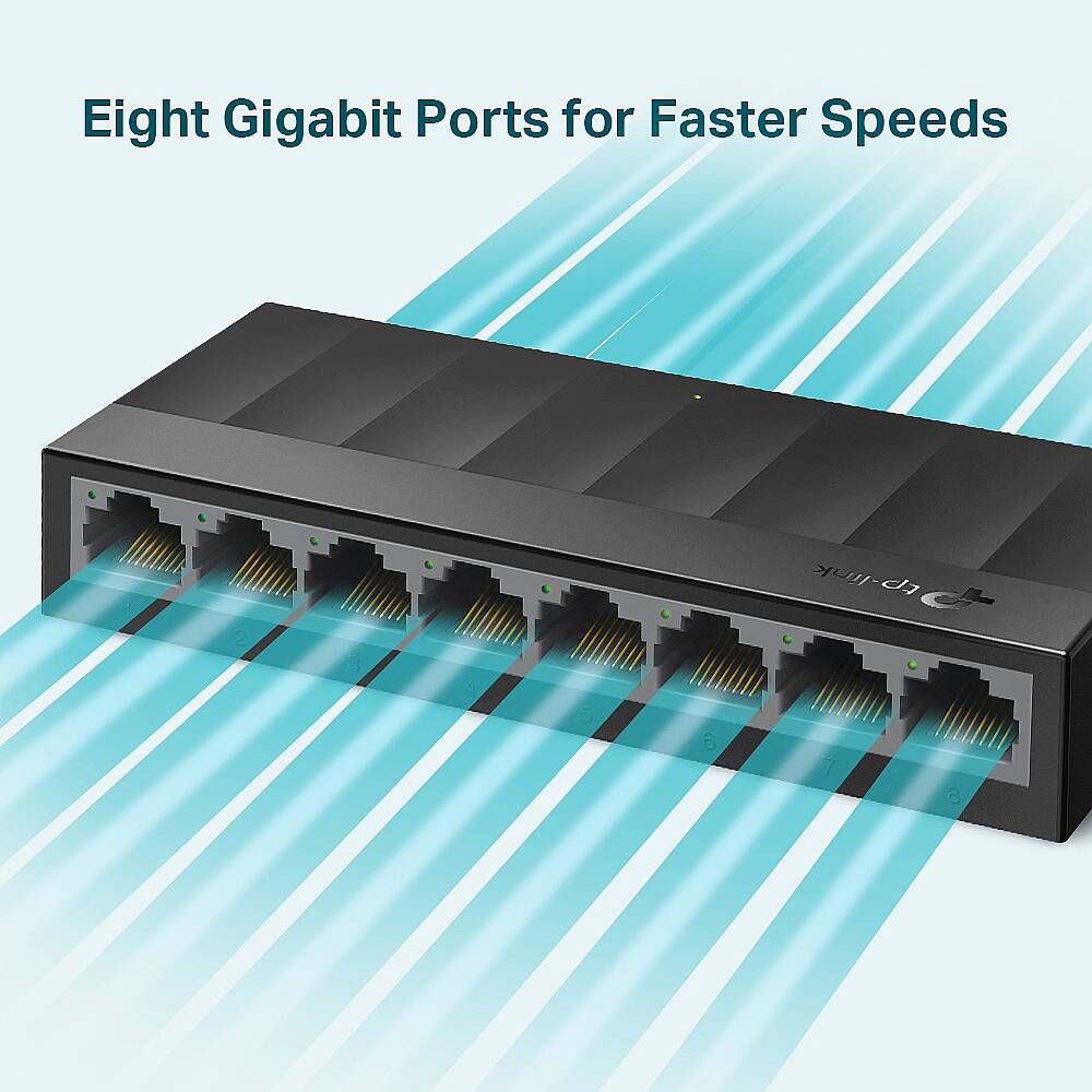 LS1008G 8-Port 10/100/1000Mbps Masaüstü Switch - 3