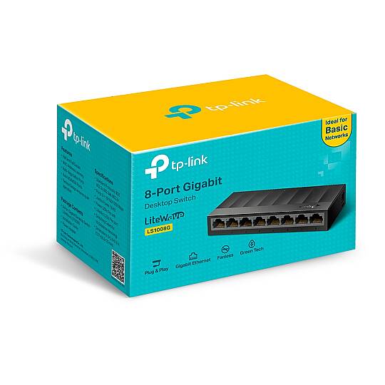 LS1008G 8-Port 10/100/1000Mbps Masaüstü Switch