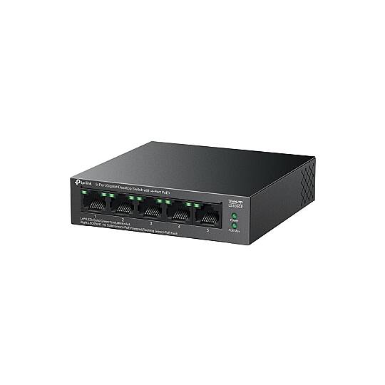 LS105GP 4-Port PoE+ ile 5-Port Gigabit Masaüstü Switch - 3