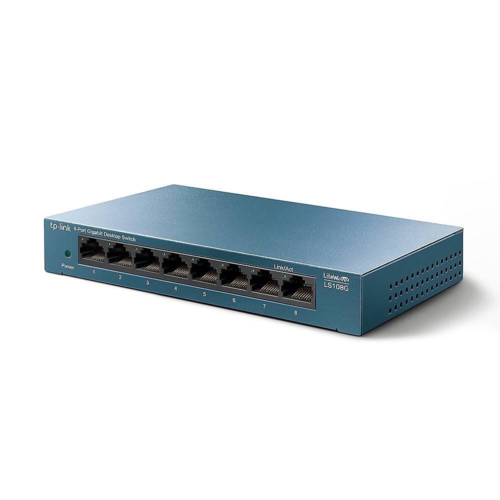 LS108G 8-Port 10/100/1000Mbps Desktop Switch - 3