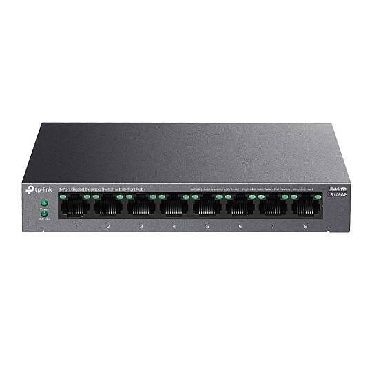 LS108GP 8 Port Yönetilebilir Gigabit Switch Metal Kasa 10-100-1000 Mbps Bağlantı Özellikleri (2)