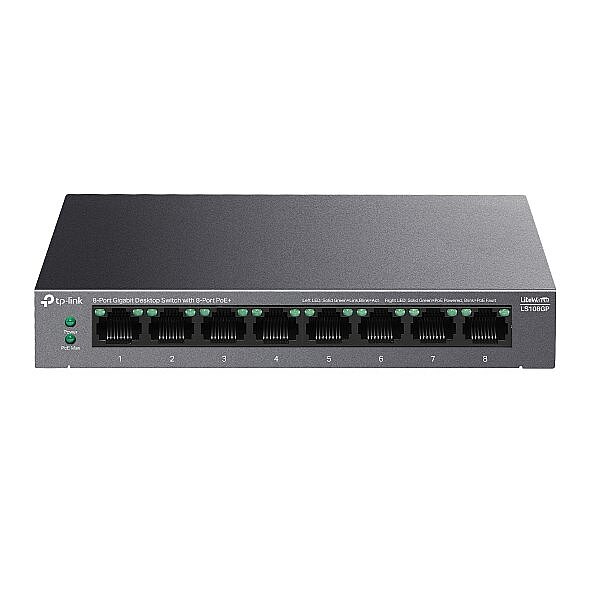 LS108GP 8 Port Yönetilebilir Gigabit Switch Metal Kasa 10-100-1000 Mbps Bağlantı Özellikleri - 2