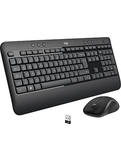 MK540 ADVANCED Kablosuz Türkçe Klavye Mouse Seti - Siyah