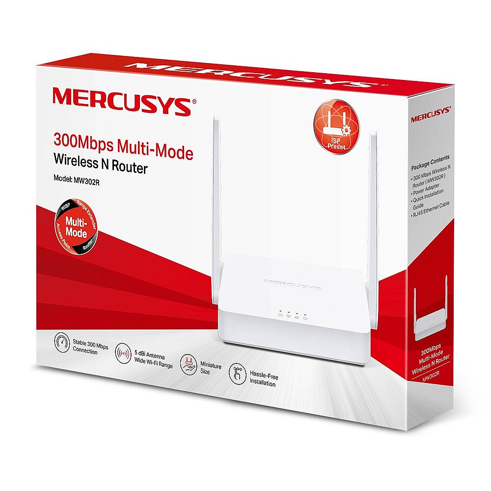 MW302R 300Mbps Multi-Mode Wireless N Router - 1