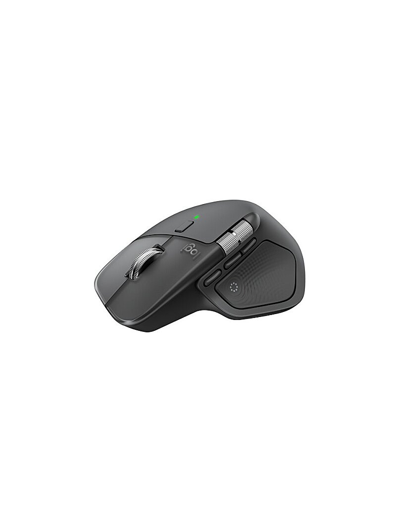MX Master 4 Dokunsal Geri Bildirim Özellikli 8000 DPI Optik Sensörlü Sessiz Kablosuz Bluetooth Mouse, Koyu Gri - 1