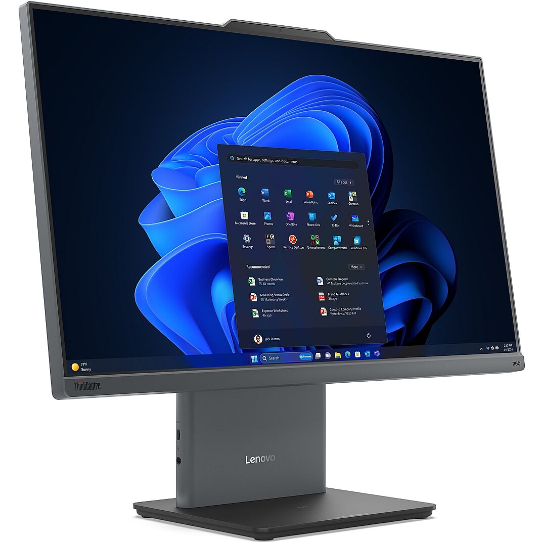 Neo 50A ThinkCentre 13QH000XTR Intel ULTRA 7-256V 16GB 512GB SSD 23.8 İnç DOS Dokunmatik AIO PC - 2
