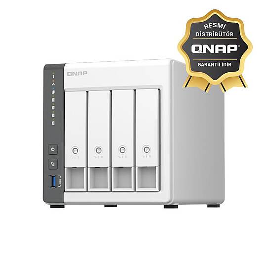 TS-433-4GB RAM 4 HDD Yuvalı Tower NAS (Resmi Distribütör Garantili)